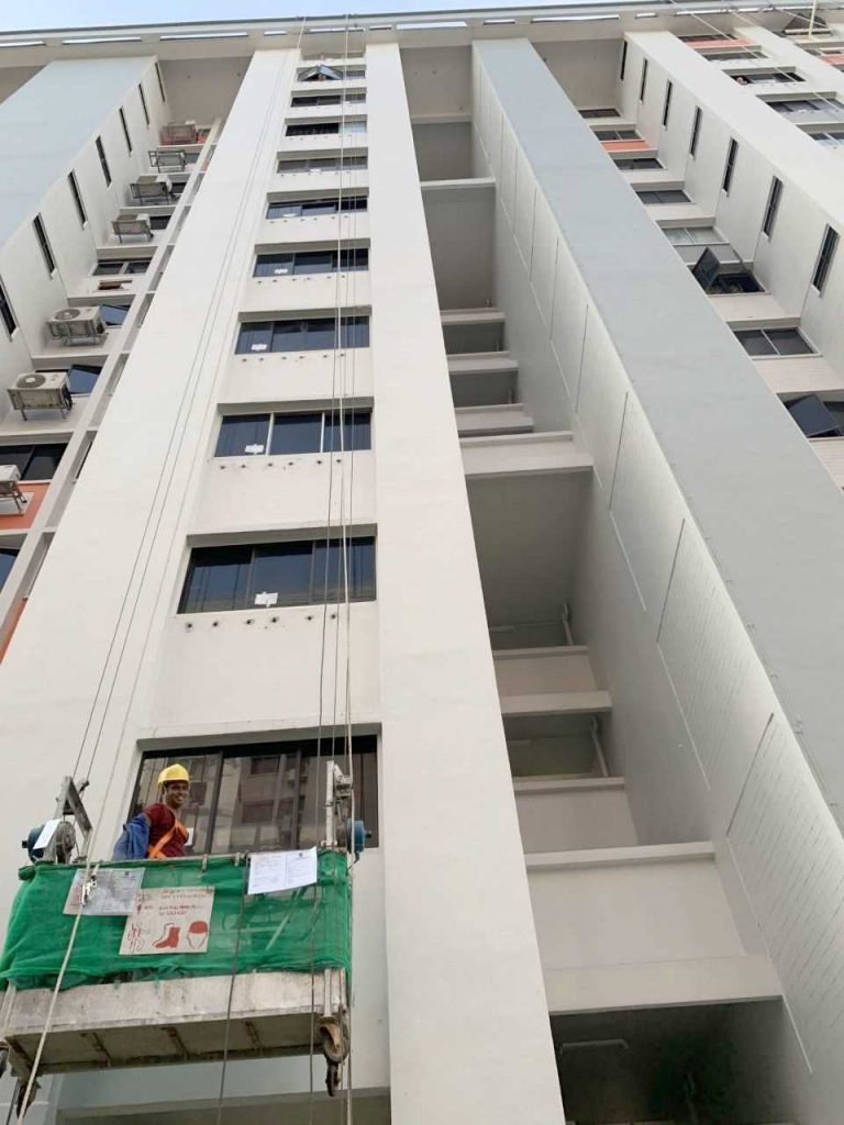 Worker inside Rental Gondola