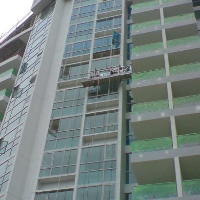 Temporary Gondola System for rental at One Jervois Condo